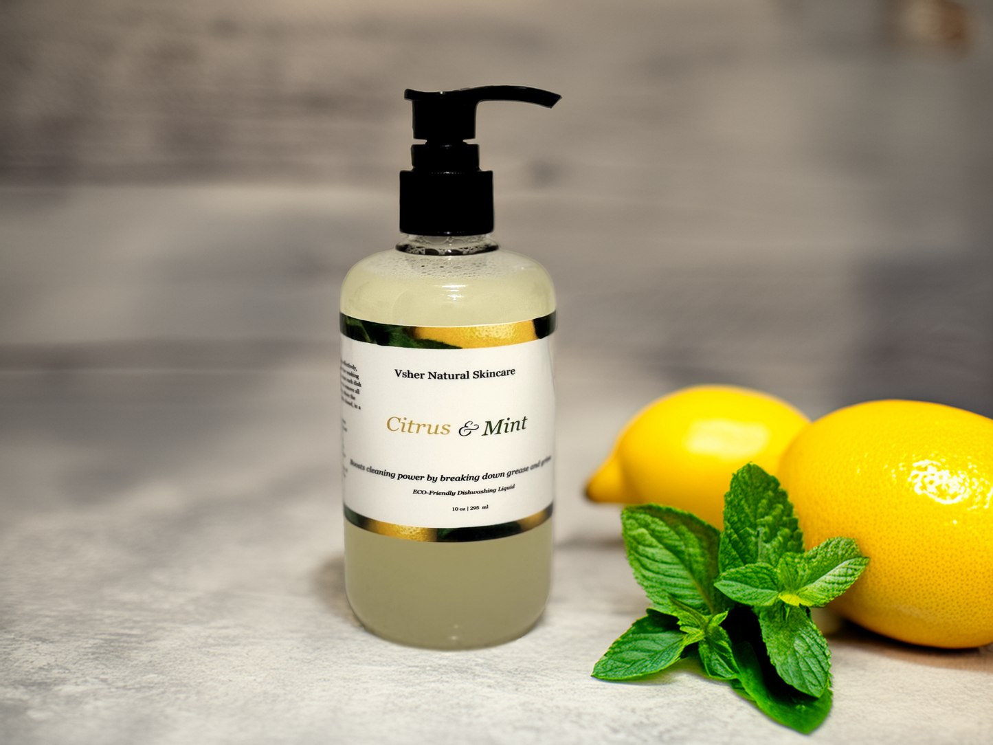 Citrus & Mint Liquid Dish Soap