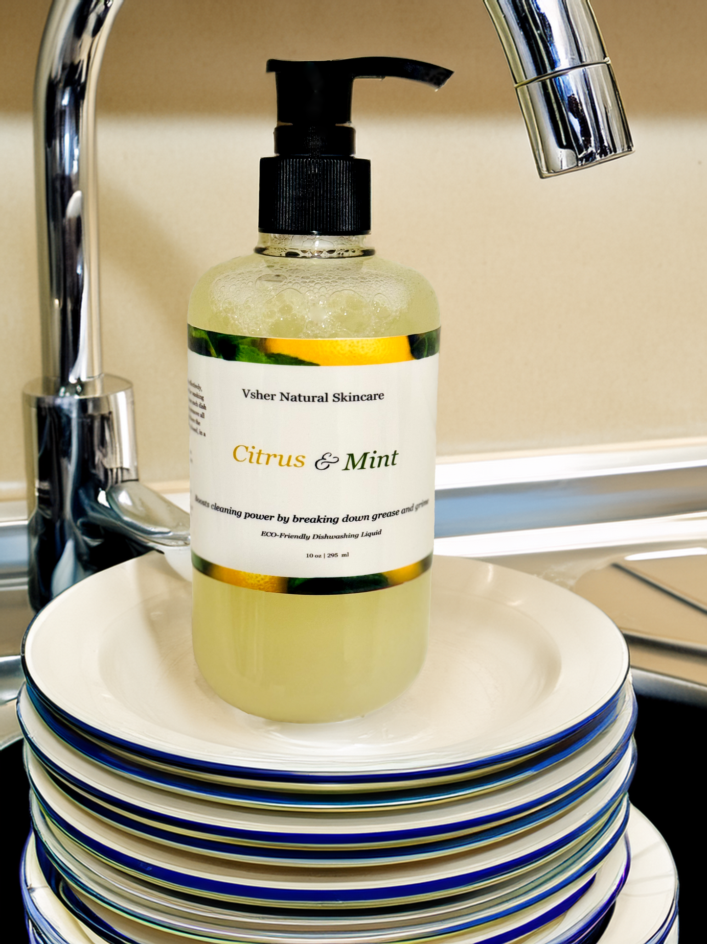 Citrus & Mint Liquid Dish Soap