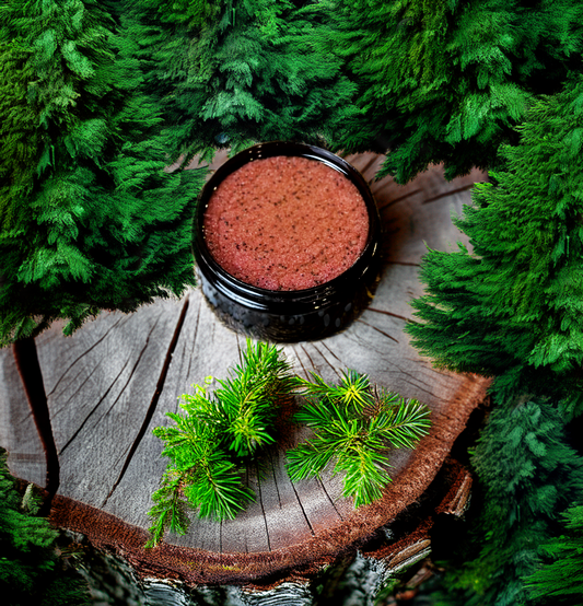 Mahogany Teakwood Body Scrub